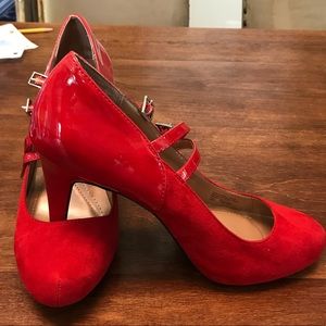Style & co Red Mary Jane Heels